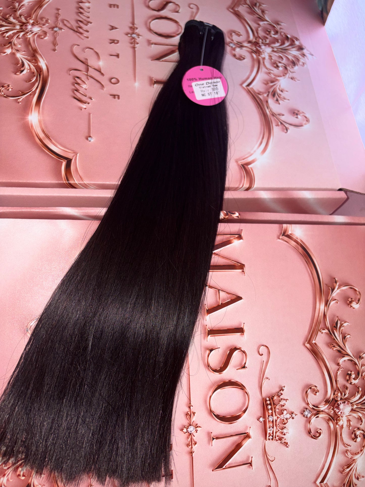 Raw Vietnamese One donor hair extension