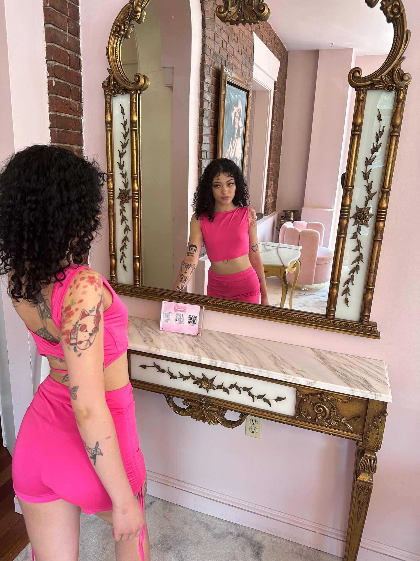“Pinky” two piece set
