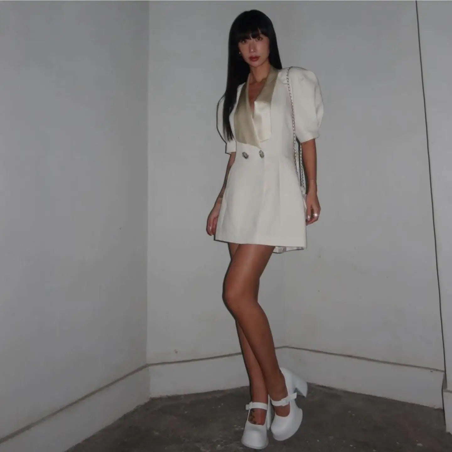 “Bria” Dress (white)