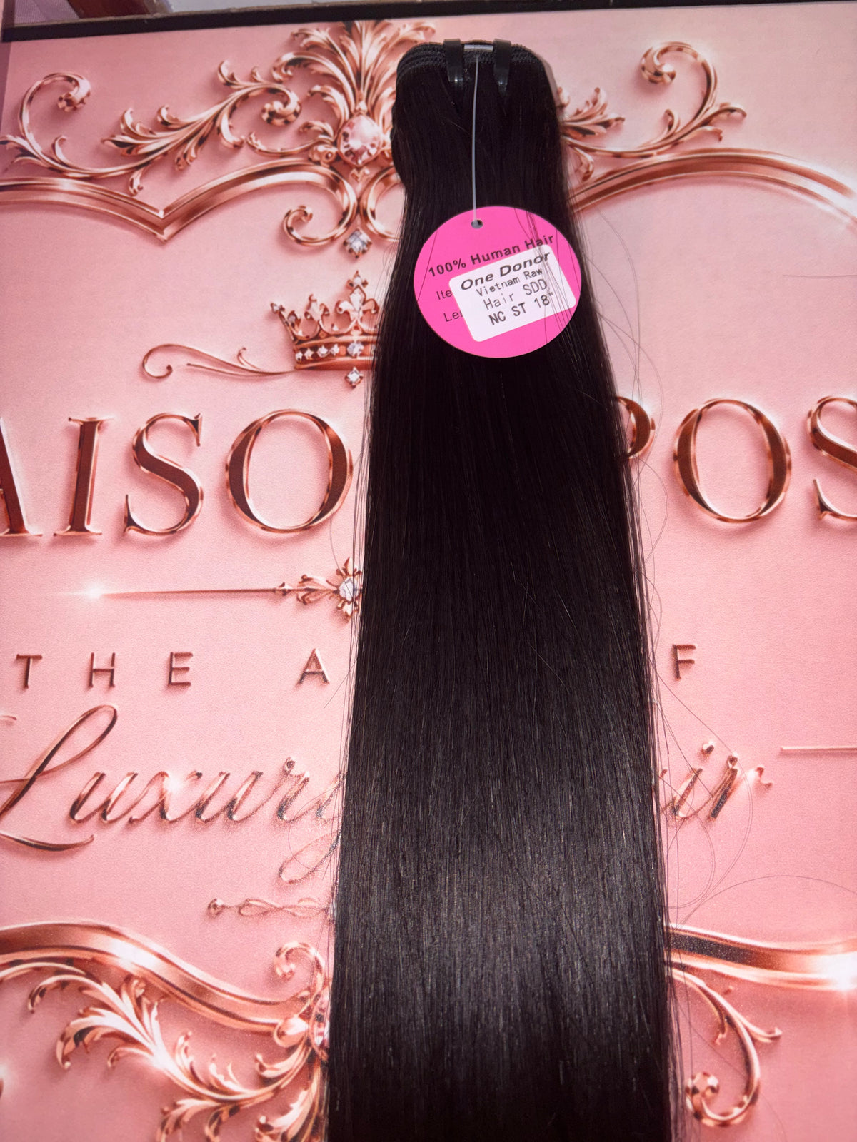 Raw Vietnamese One donor hair extension